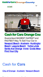 Mobile Screenshot of cashforcarsorangecounty.com